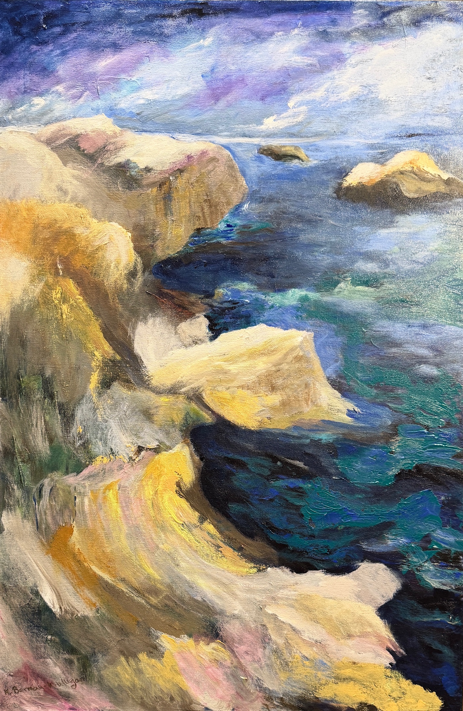 acrylic painting on canvas